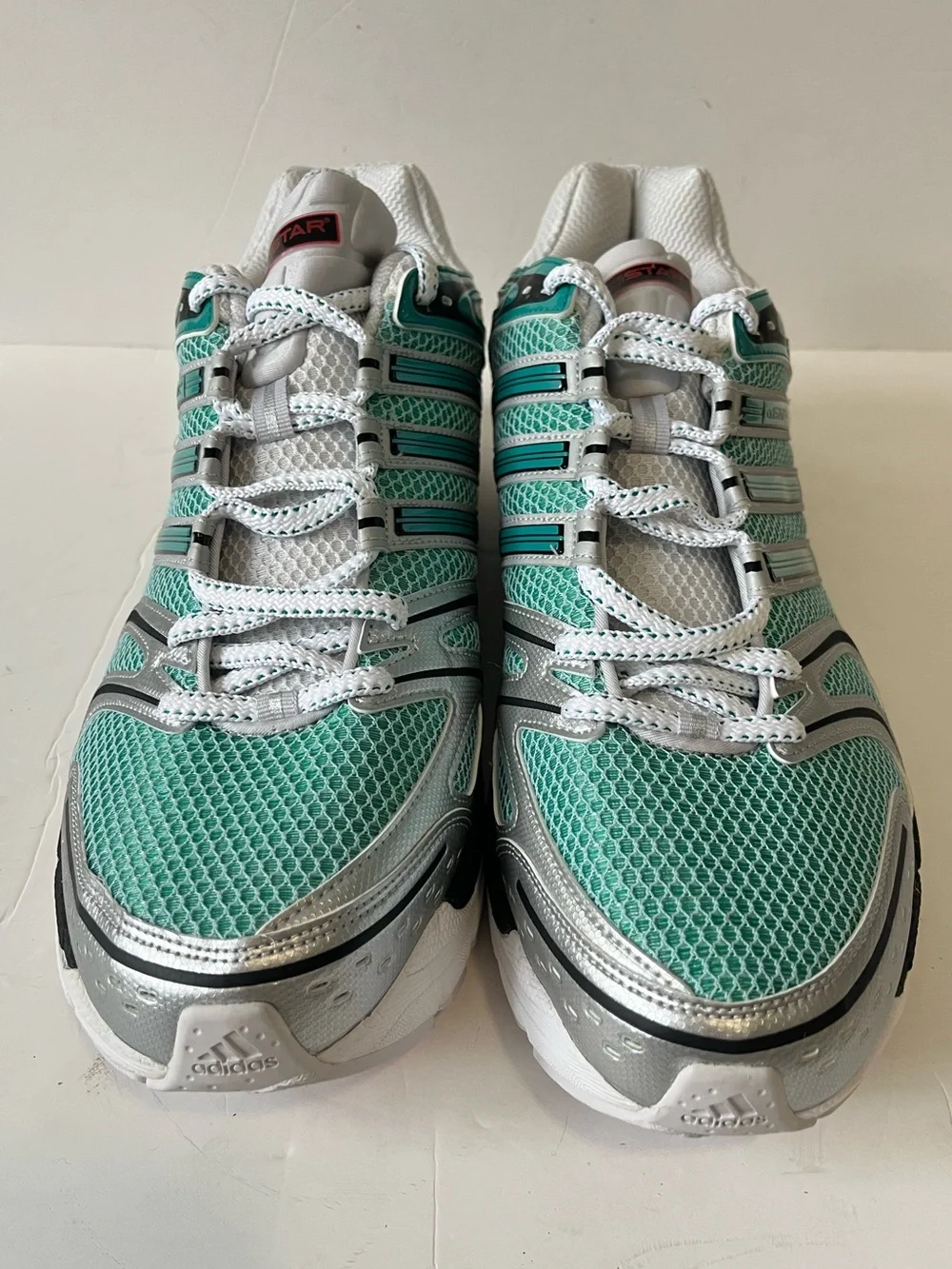 Adidas Adistar Control 5 sneakers green Silver Running Shoes men’s size 16